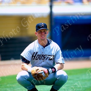 Original 1995-99 Craig Biggio Houston Astros Negativer Druck