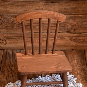 Wooden chair, newborn photography prop, child photo session, sitter prop