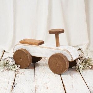 Auto aus Holz, Kinder Rutschauto, Oldtimer, Baby Foto Requisite, Fotografie Requisiten, Studio Requisiten, Holz-Accessoires