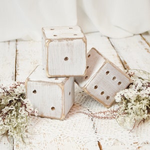 Wooden dice, wooden cubes, photography props, newborn/children photography, children toy