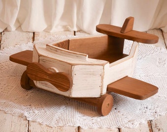 Wooden Aeroplane Photography Props, Airplane For Children, Light Aircraft, Newborn Prop