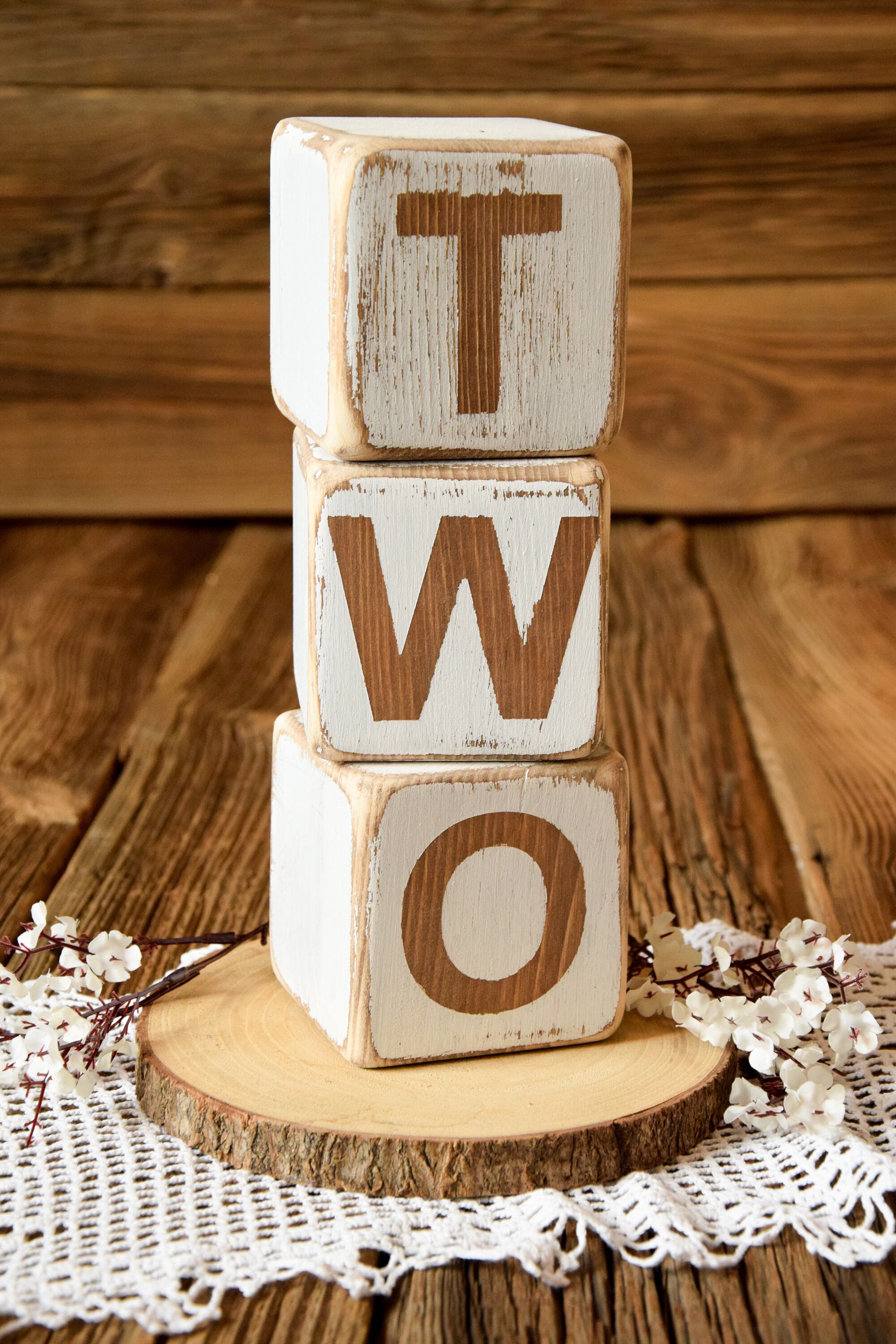 thumbnail image 2 of Milestone Baby Blocks - 6 Wooden Photography Props For Newborn Photos, Gender Reveals & Monthly Pictures 2 of 12