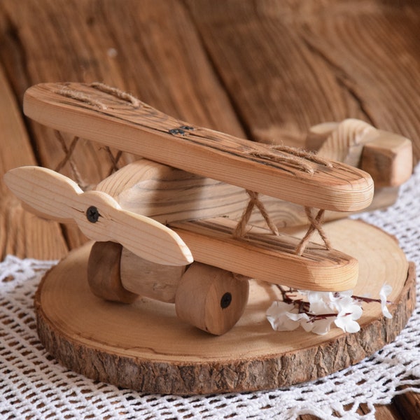 Wooden airplane photography prop, small wooden toy, baby photo props, children photography