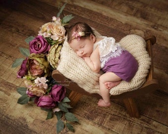 Gebogene Bank für Neugeborenen- und Babyfotografie, Studio-Requisiten, Holzmöbel, Kleinkind- und Kinderfotografie, für Fotografen