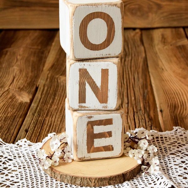 Wooden cubes "ONE/TWO", wooden blocks photography props, birthday photography, newborn props, children photo session