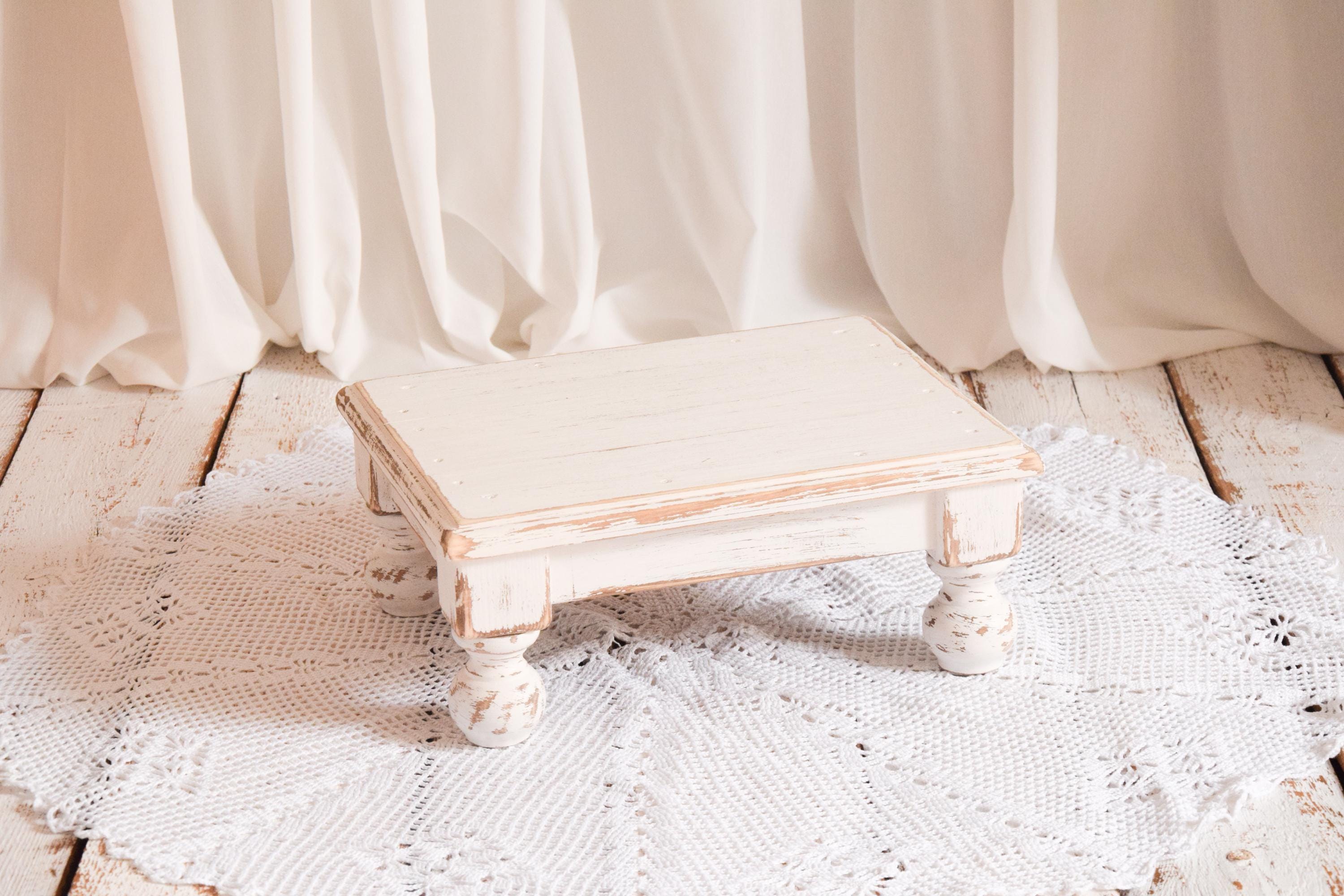 Wooden Chair Photography Props, Vintage Platform, Newborn/children