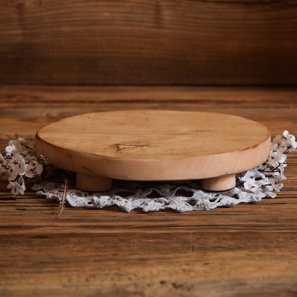 Wooden cake stand, birthday photography, newborn/toddler props, baby photo session