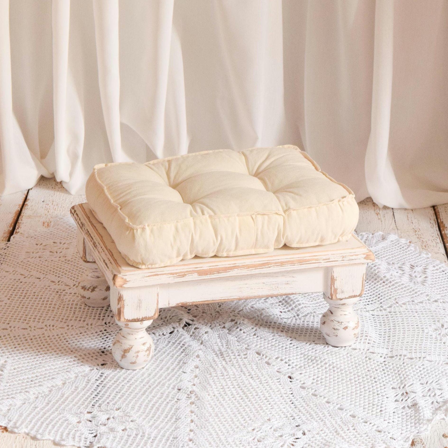 Wooden Chair Photography Props, Vintage Platform, Newborn/children
