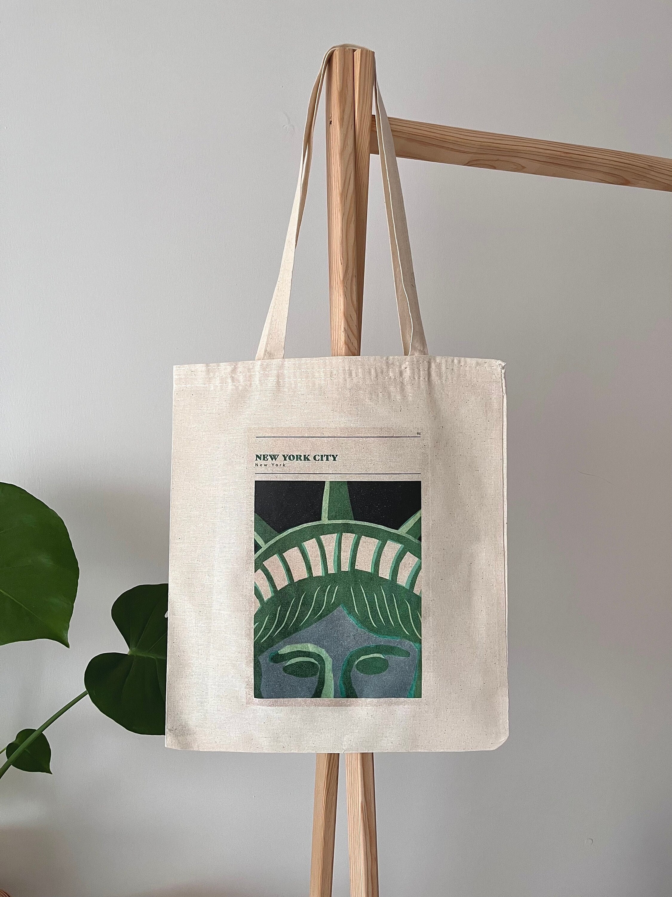 Aesthetic Canvas Shopper Tote bag – Good Vibes NYC