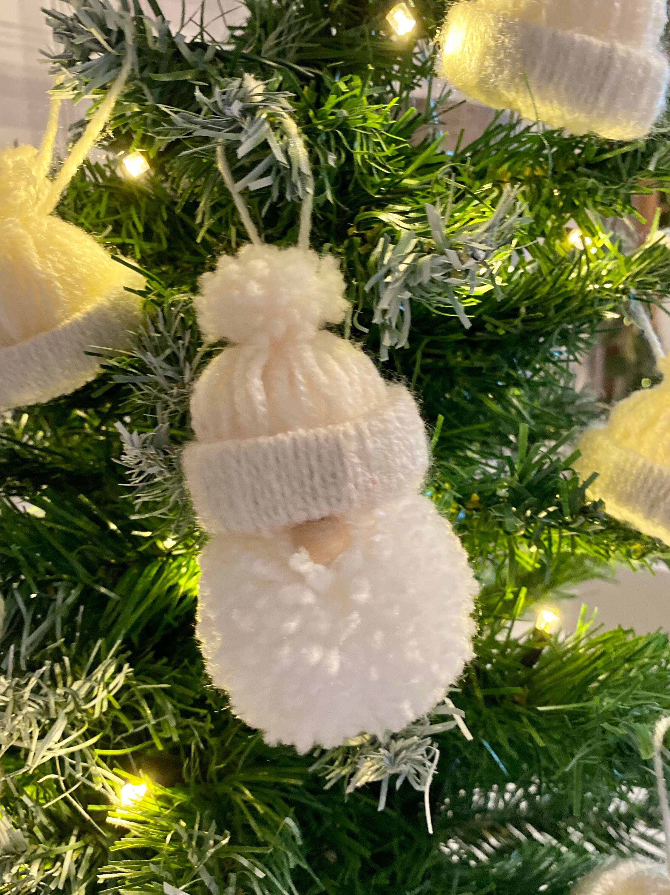 Customisable Pom Pom Gonk/gnome Cute Christmas Tree Hanging Etsy