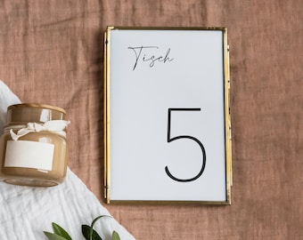 Table numbers for weddings etc.; table decoration; Table numbers