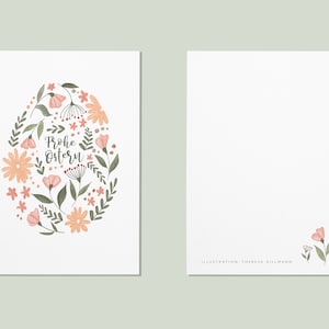 Postcard &#39;Easter Egg&#39;, with/without envelope, Easter, Easter card, postcard, Easter gift