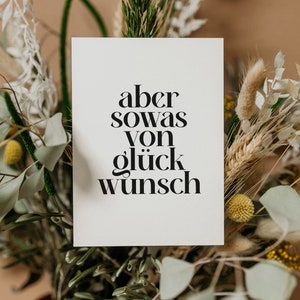 Congratulations postcard, greeting card, birthday, birthday, gift idea, card, birthday card