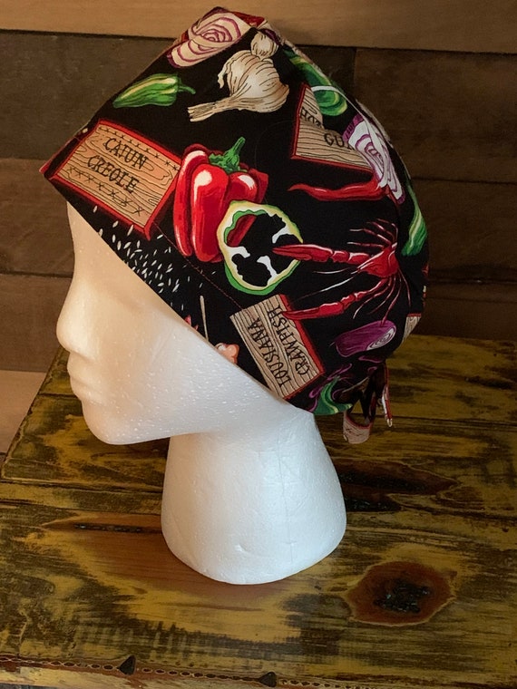 Crawfish Jambalaya Themed Skull Style OR Cap Etsy