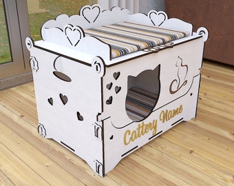 Cat house, litter box, litter box, puppy box, cat box, cat furniture, cat room, cat basket, kitten house, cat lounger, cat room