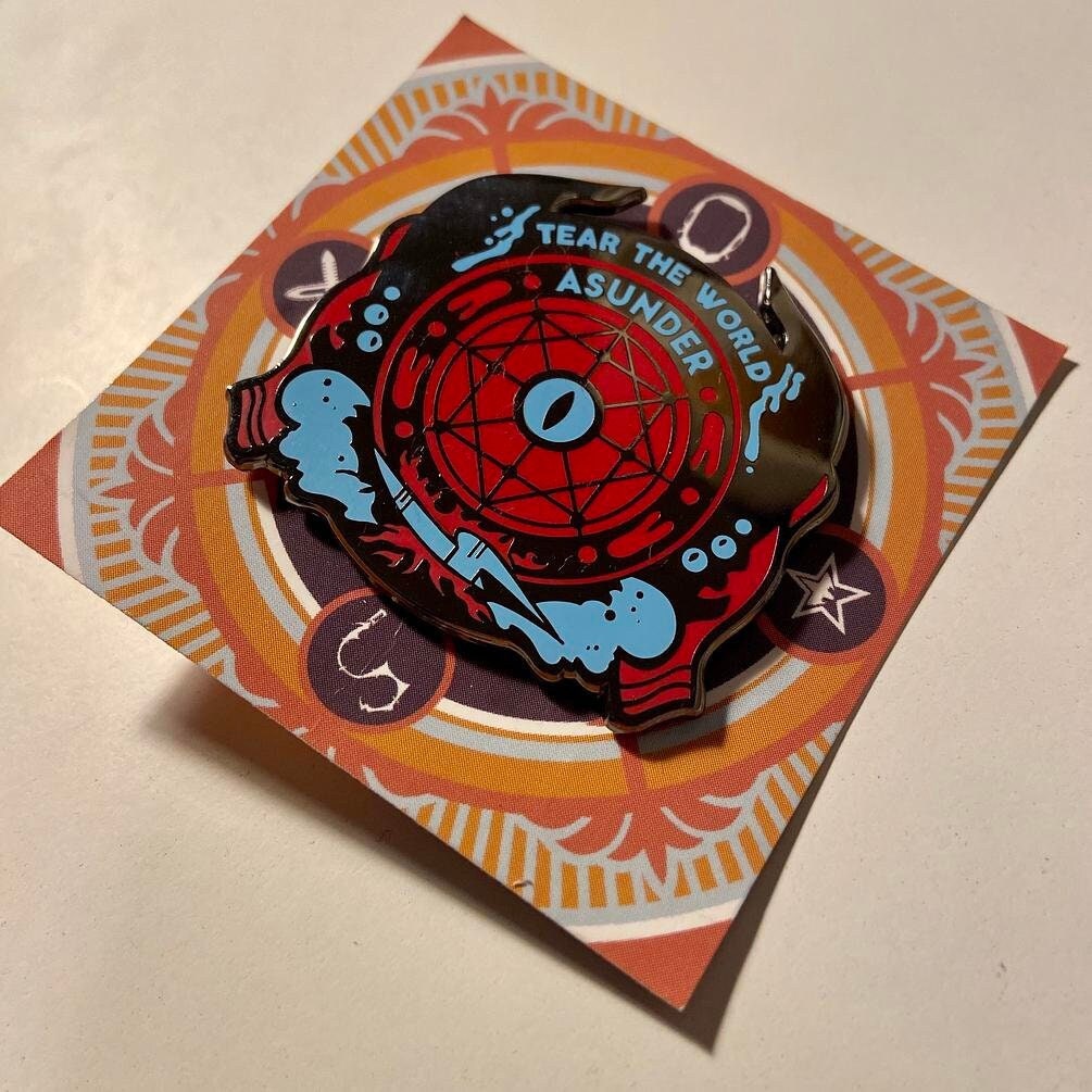 Pacific Rim Kaiju Cultist Buena Kai Enamel Pin