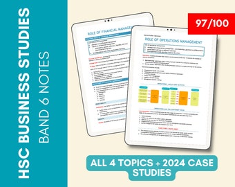 HSC Business Studies Notes (97/100)