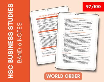 HSC Legal Studies Notes - Etsy