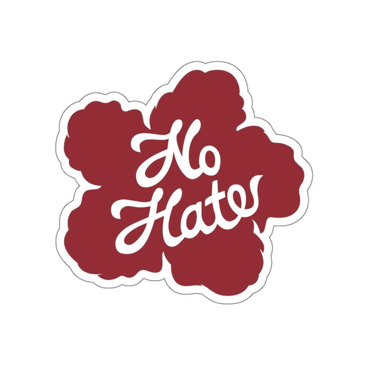 No Hate, Only Aloha Die-cut Sticker