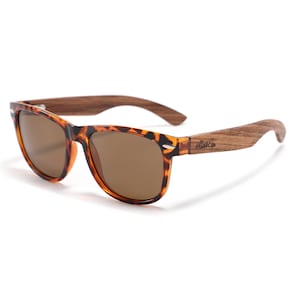 Turtle Bay Zebra Wood Sunglasses