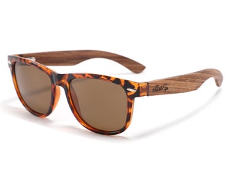 Turtle Bay Zebra Wood Sunglasses