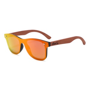 Mango Rose Wood Rimless Sunglasses