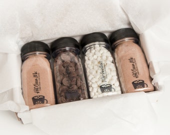 Gourmet Hot Cocoa Gift Set: Marshmallows & Chocolate Sampler