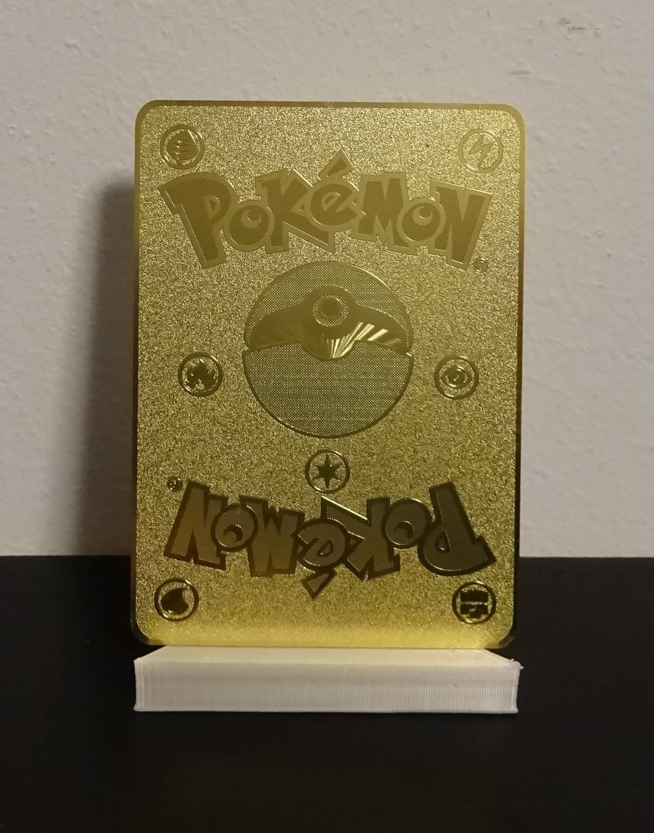 Pokemon Mew 25th Anniversary Custom Gold Metal Pokémon Card - Etsy