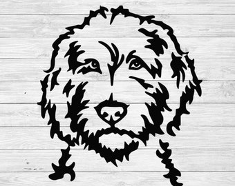 Goldendoodle SVG, Dog Silhouettes, Dogs SVG, Digital Cutting File, Vector file, Instant Download Svg, Pdf, Eps, Png