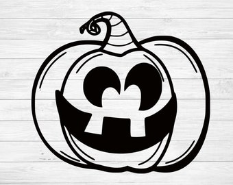 Pumpkin SVG / Fall Pumpkin SVG / Autumn pumpkin outline SVG / Thanksgiving halloween svg/ Vector / Cricut Silhouette cut files download