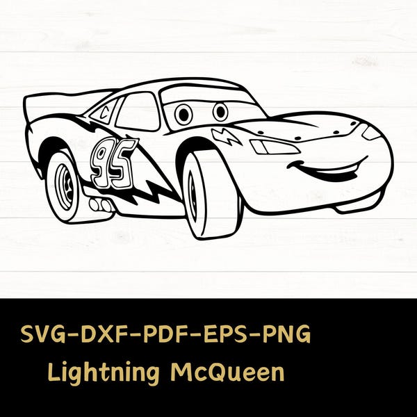 Lightning Mcqueen Svg Etsy Lightning Mcqueen Svg Etsy