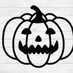 Pumpkin SVG / Fall Pumpkin SVG / Autumn pumpkin outline SVG / Thanksgiving halloween svg/ Vector / Cricut Silhouette cut files download