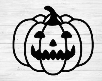 Pumpkin SVG / Fall Pumpkin SVG / Autumn pumpkin outline SVG / Thanksgiving halloween svg/ Vector / Cricut Silhouette cut files download