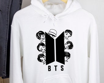 bts grey hoodie