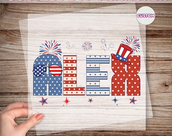 Custom 4th Of July Dtf Transfer, Independence Day Ready To Press, Family 4th Of July Dtf, Custom America Print, USA Heat Press, Freedom Dtf