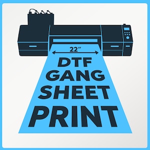 DTF Gang Sheet Print ,High Quality Iron On Print DTF Transfers, Direct To Film Transfer, Personalized Heat Press, Custom Bulk DTF Sheet