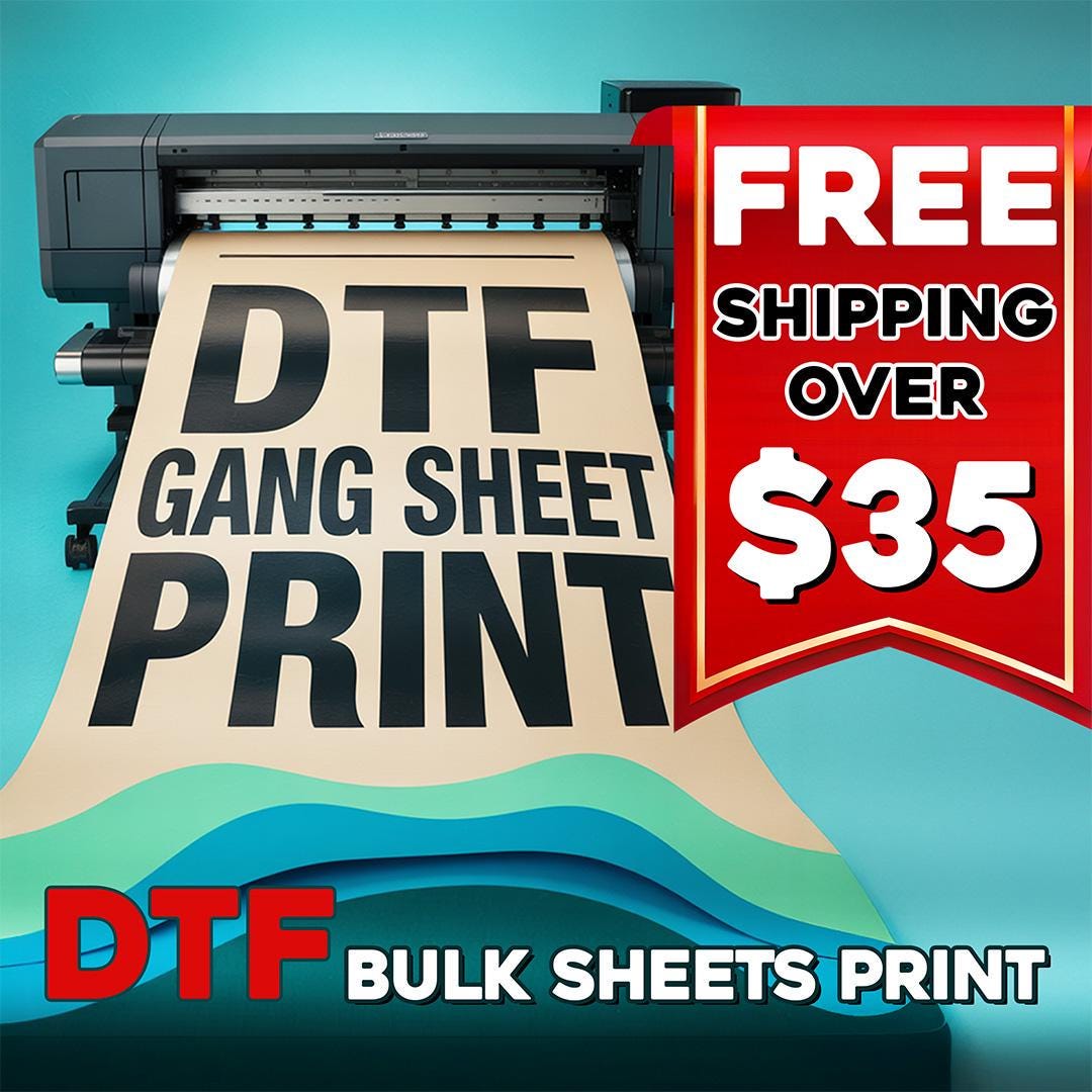 DTF Gang Sheet Print, DTF Bulk Sheets, Ready to Apply, Custom Ready to ...