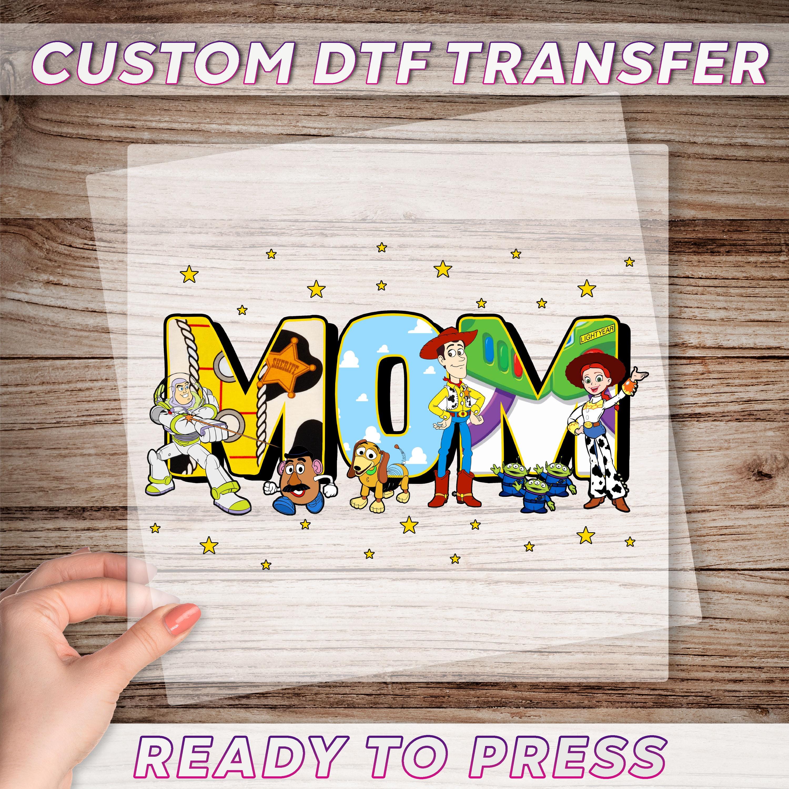 Toy Story Mom DTF Transfer, Disney Mom Ready To Press, Toy Story Family Dtf, Disney Trip Dtf, Disneyland Dtf, Disney Vacation DTF Print