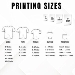 a picture of a t - shirt sizes chart