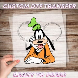 Disney Goofy DTF Transfer, Retro Goofy Ready To Press, Disneyworld Dtf Print, Disney Family Dtf, Disneyland Trip Dtf, Magic Kingdom Dtf