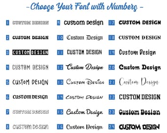 Personalized Text DTF Transfer, Custom Font Style Ready To Press, Create Your Own Dtf Print, Custom Text Print, Custom Logo Heat Press
