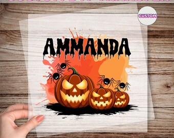 Custom Halloween DTF Transfer, Personalized Halloween Ready To Press, Spooky Season Dtf, Halloween Party Graphic Design, Halloween Costume
