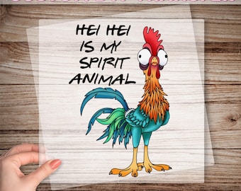 Hei Hei Is My Spirit Animal DTF Transfer, Disney Moana Ready To Press, Disney World Dtf, Disney Vacation Dtf, Disney Family Dtf, Disney Dtf