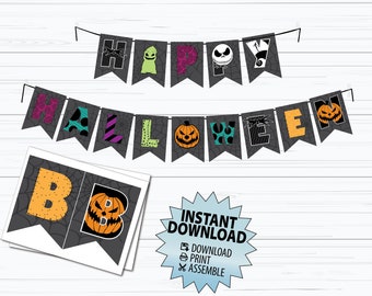 Nightmare Before Christmas xmas banner