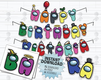 Among Us at Home Party Task Cards Cupcake Toppers - Etsy