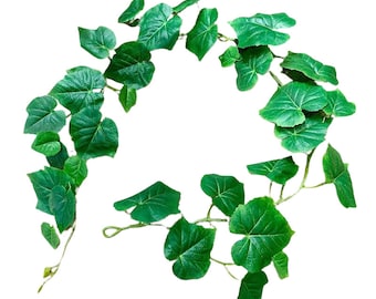 Artificial Grape Leaf Garland: Hanging Greenery Decor (170cm)