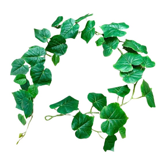 213 Iarda Nastro Foglia, Vite Artificiale Foglie Nastro Rifinitura Giungla Selvaggia Vegetazione Botanica Vite Artificiale Foglia Ghirlanda Fai da Te per Matrimonio Casa Decorazioni per Feste
