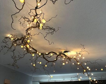 Artificial Grape Vine Rattan, Faux Tree Branch (2m Long)