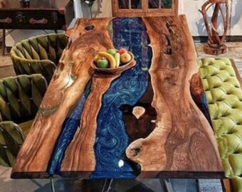 Mesa de resina epoxi, mesa de comedor a medida, mesa de comedor, tablero de mesa de resina epoxi, mesa de cocina de resina epoxi, mesa de comedor de resina epoxi a medida