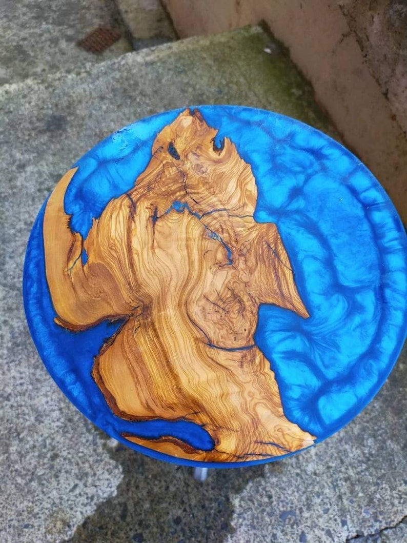 Round Epoxy Coffee Table Coffee Table Epoxy Table Epoxy Etsy